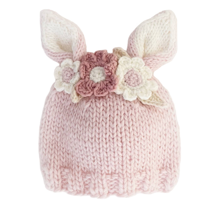 Flower Bunny Beanie Blush Mono Beanie