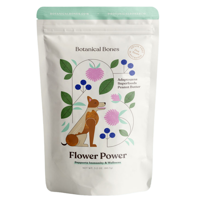 Flower Power All Natural, Organic Dog Treat Cookies
