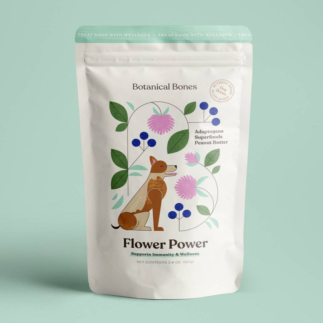 Flower Power All Natural, Organic Dog Treat Cookies