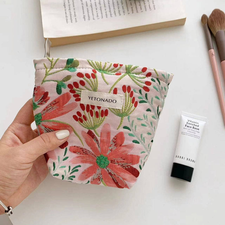 Flower Print Makeup Bag in 3 sizes