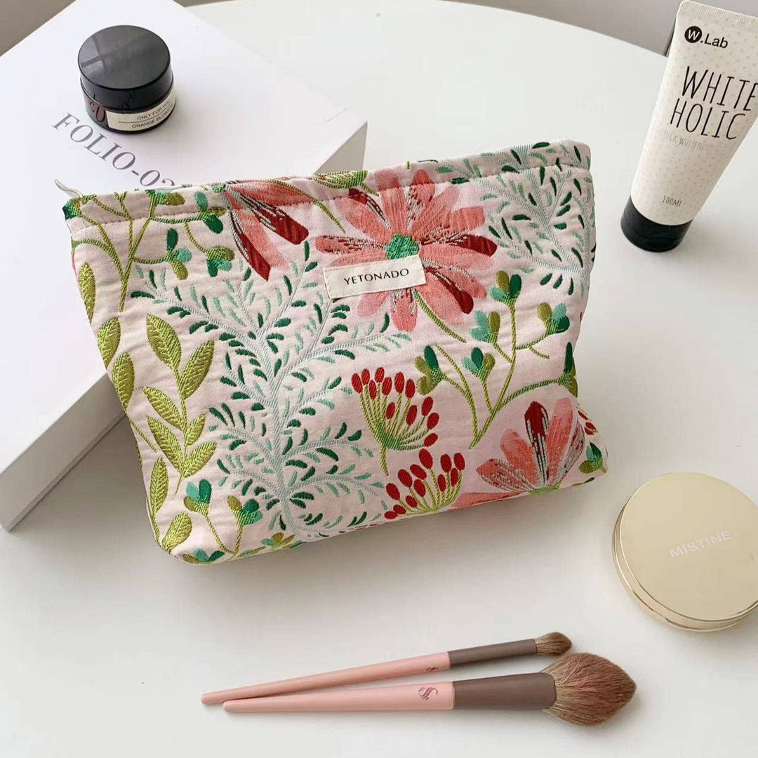 Flower Print Makeup Bag in 3 sizes