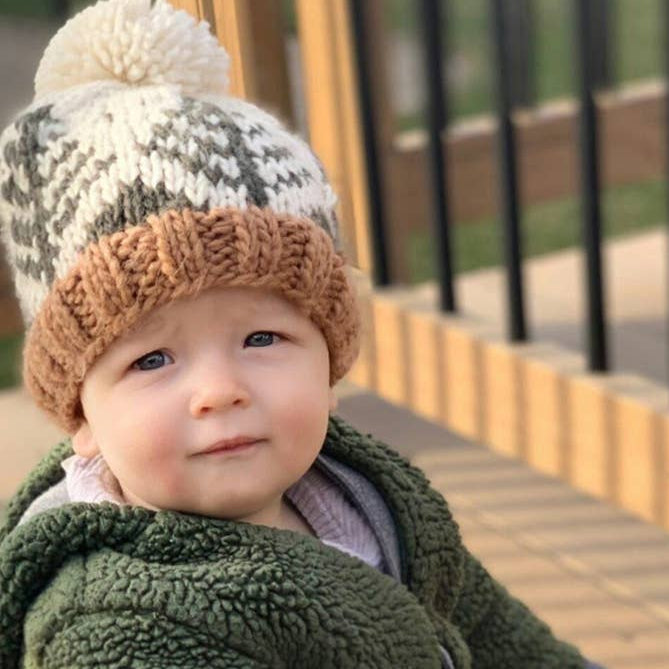 Forest Knit Beanie Hat - Baby & Kids