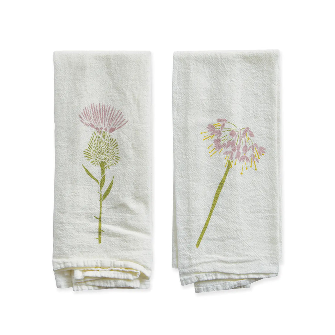 Found & Foraged Double Sided Napkins / Set of 4