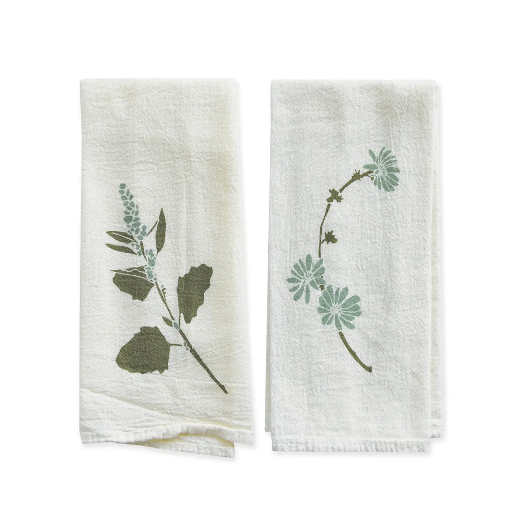 Found & Foraged Double Sided Napkins / Set of 4