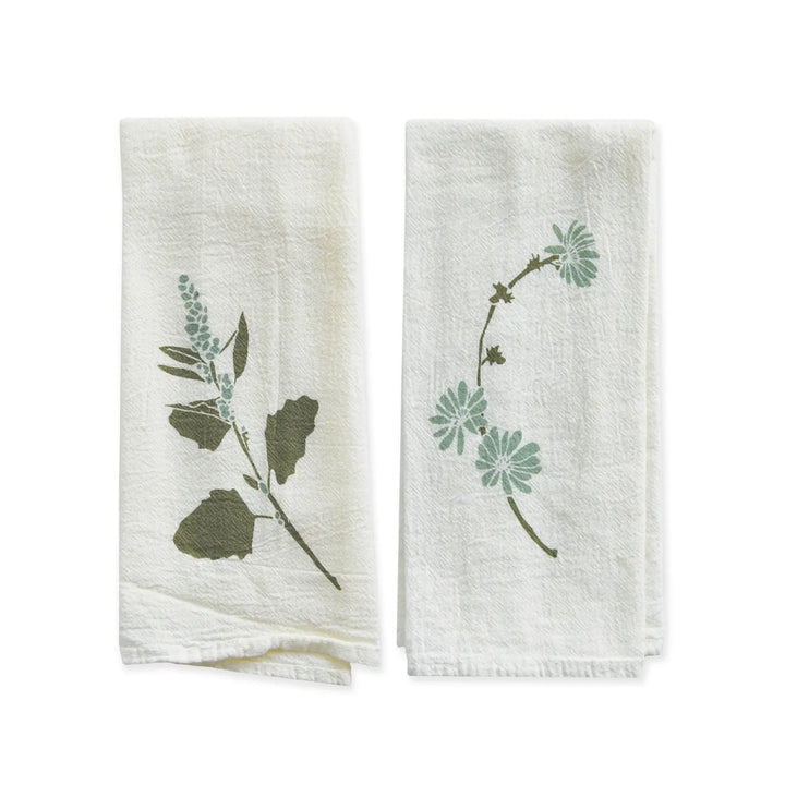 Found & Foraged Double Sided Napkins / Set of 4