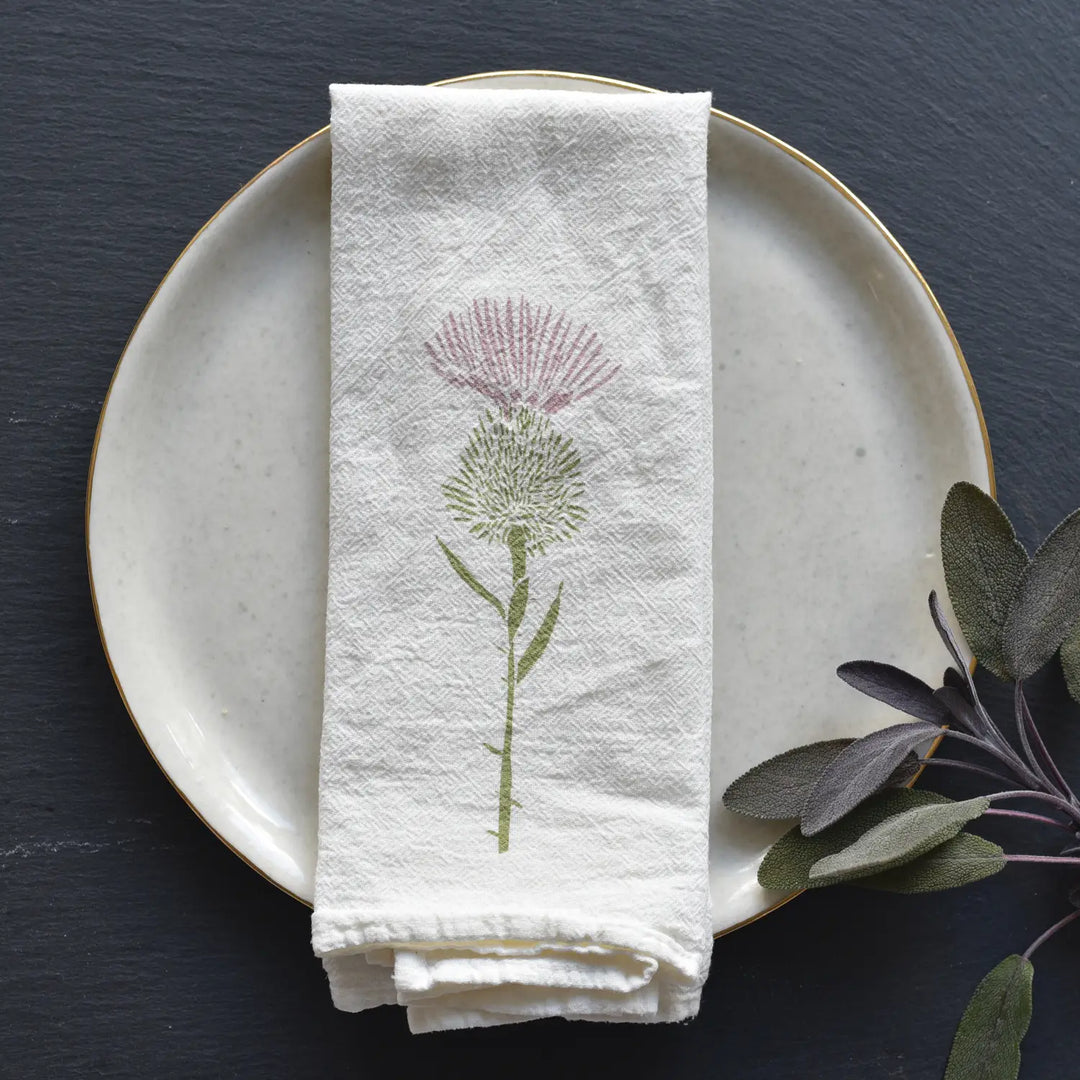Found & Foraged Double Sided Napkins / Set of 4