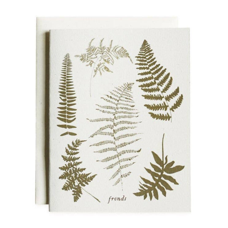 Fronds Card June & December greeting card