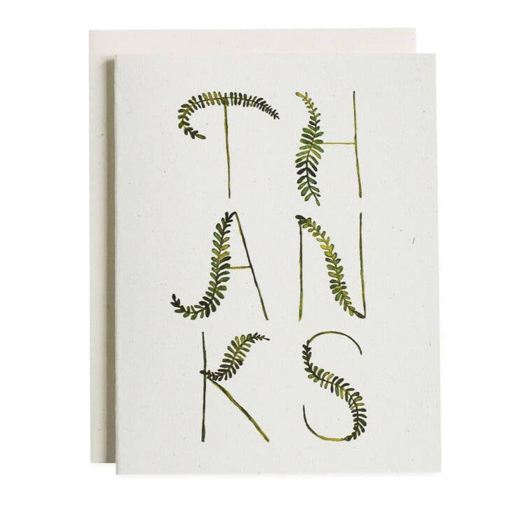 Fronds Thank You Card