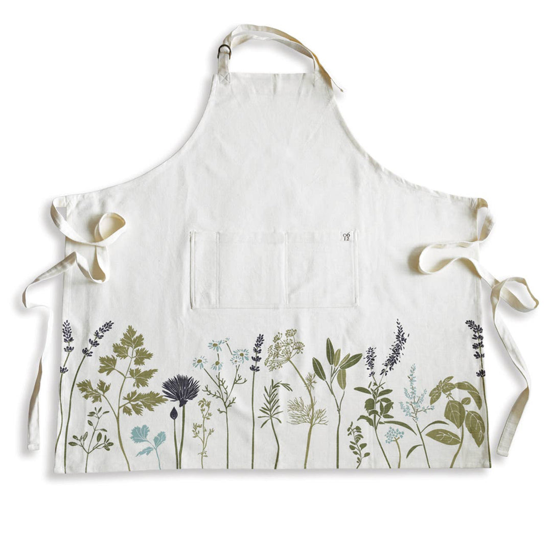 Garden Herbs Organic Cotton Apron
