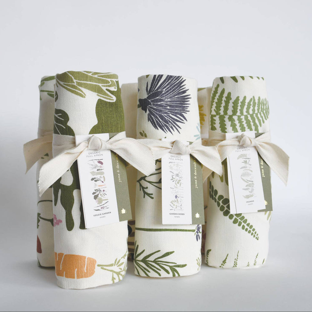 Garden Herbs Organic Cotton Apron