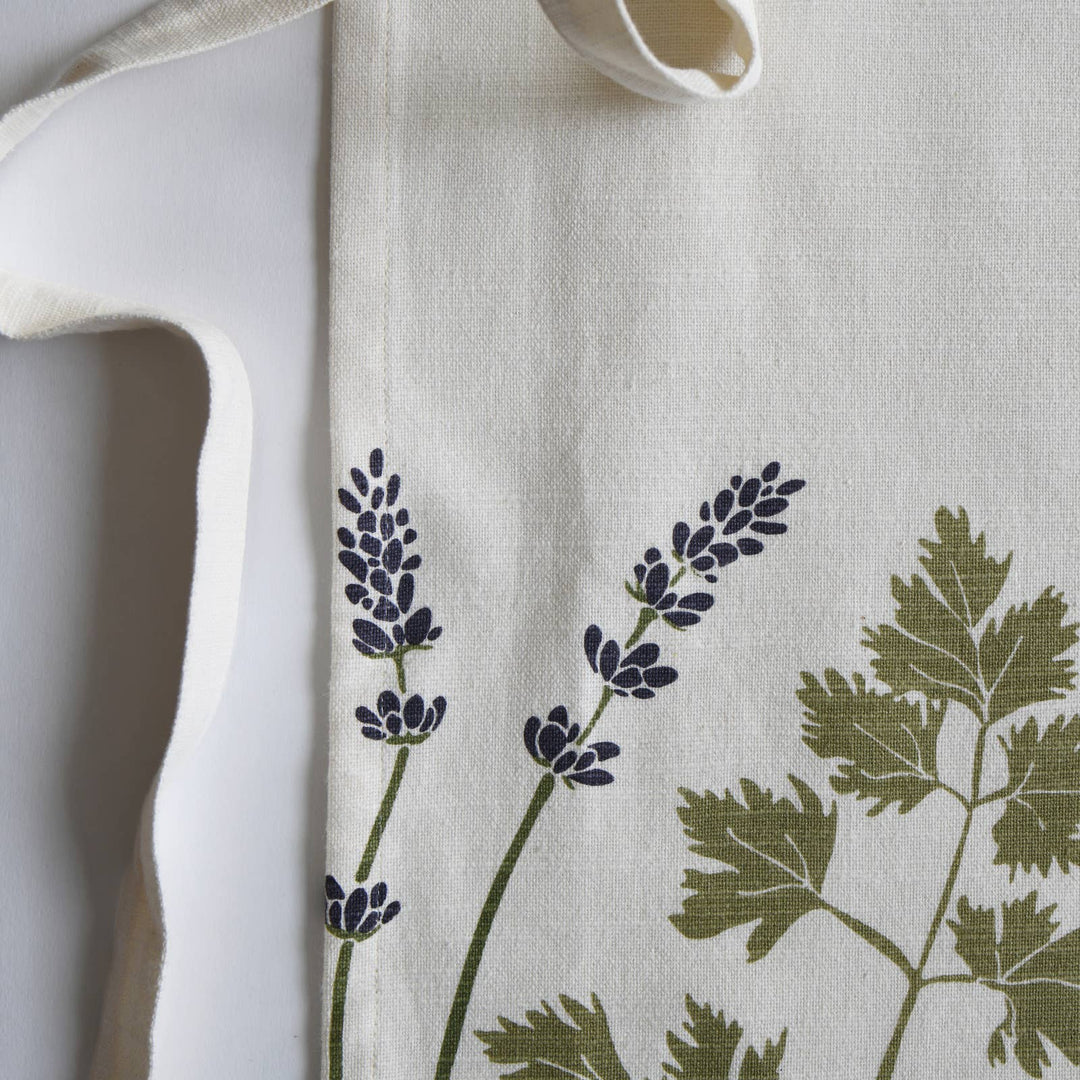 Garden Herbs Organic Cotton Apron