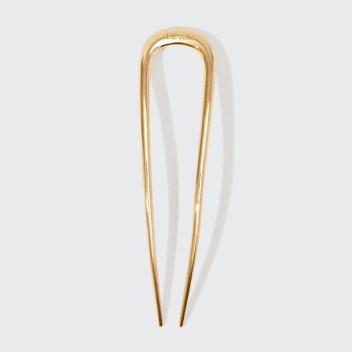 Gold Metal French Hair Pin by Kitsch