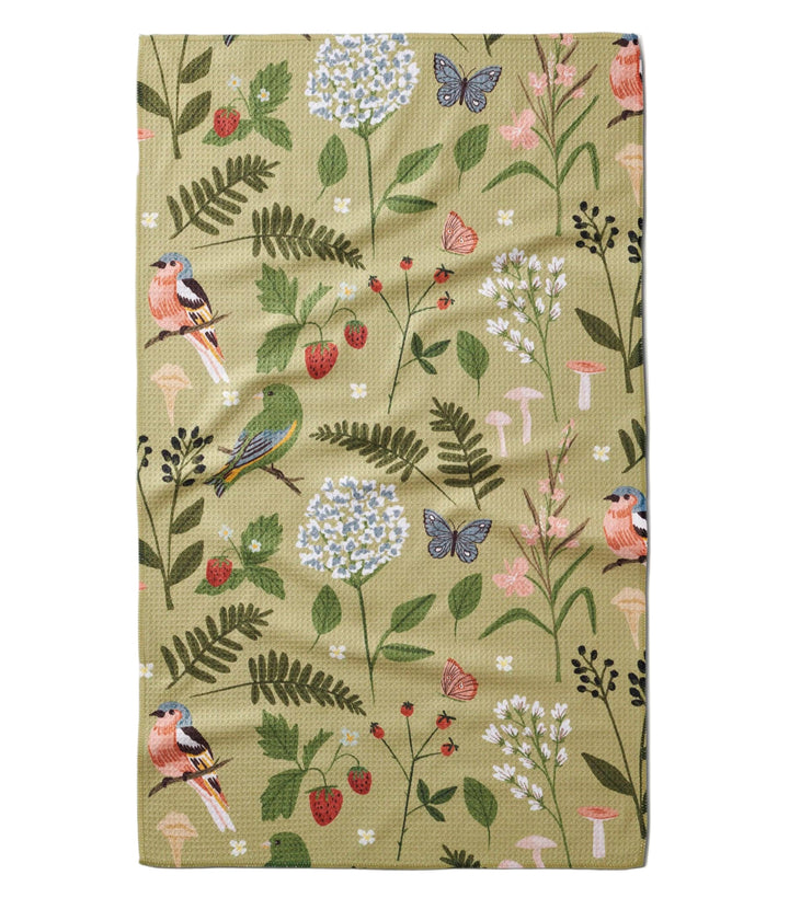 Good Green Earth Tea Towel by Geometry