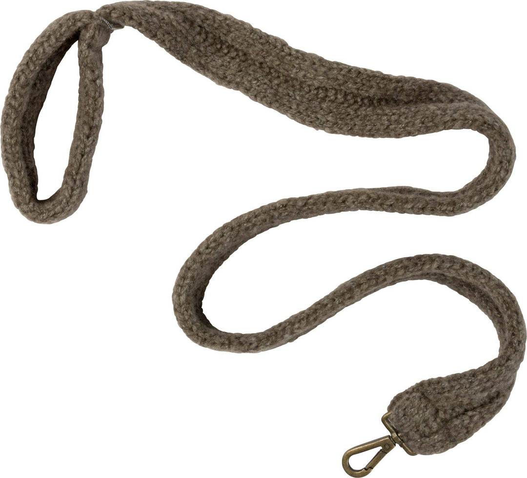 Gray Knitted Dog Leash