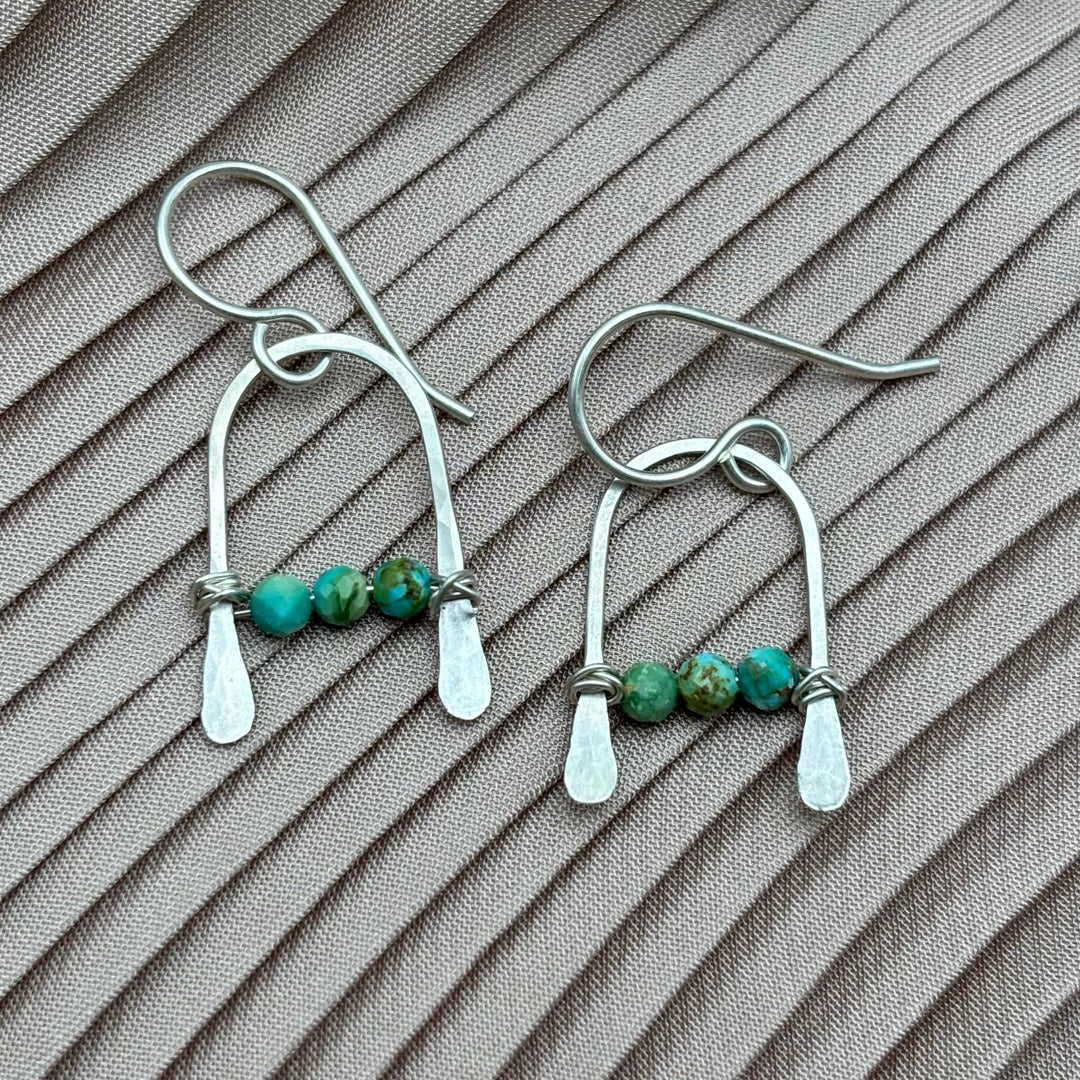 Handmade Bitty Earrings Silver