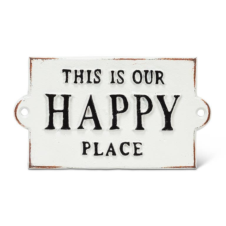 Happy Place Sign home decor