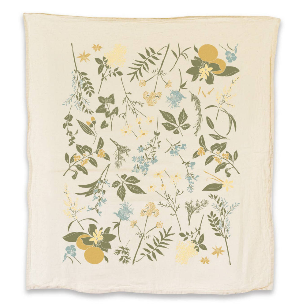 Herbal Tea Garden Kitchen Tea Towel June & December