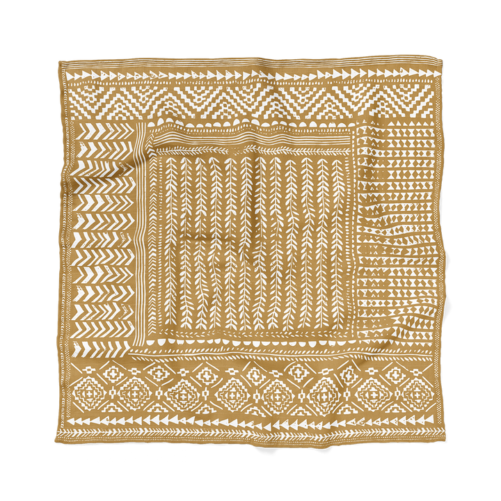 Honey Gold Tapestry Swaddle Baby Blanket