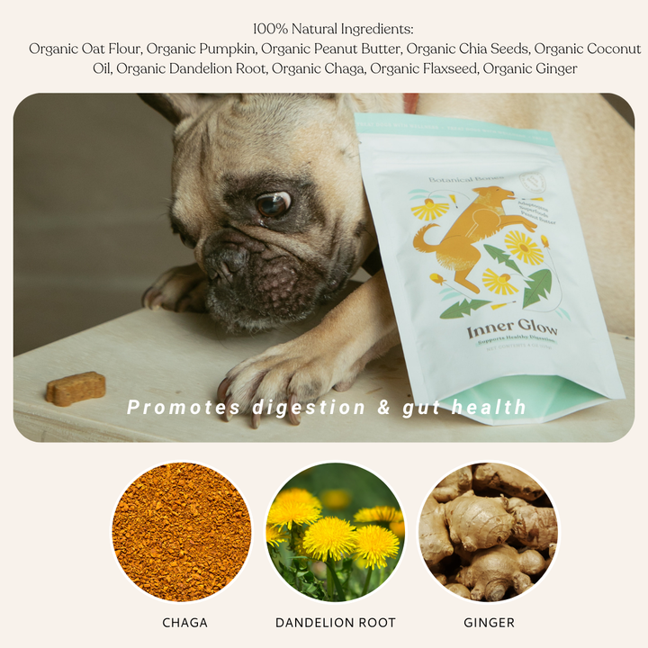 Inner Glow All Natural Organic Dog Treat Cookies