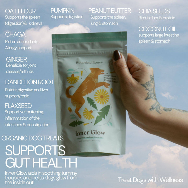 Inner Glow All Natural Organic Dog Treat Cookies