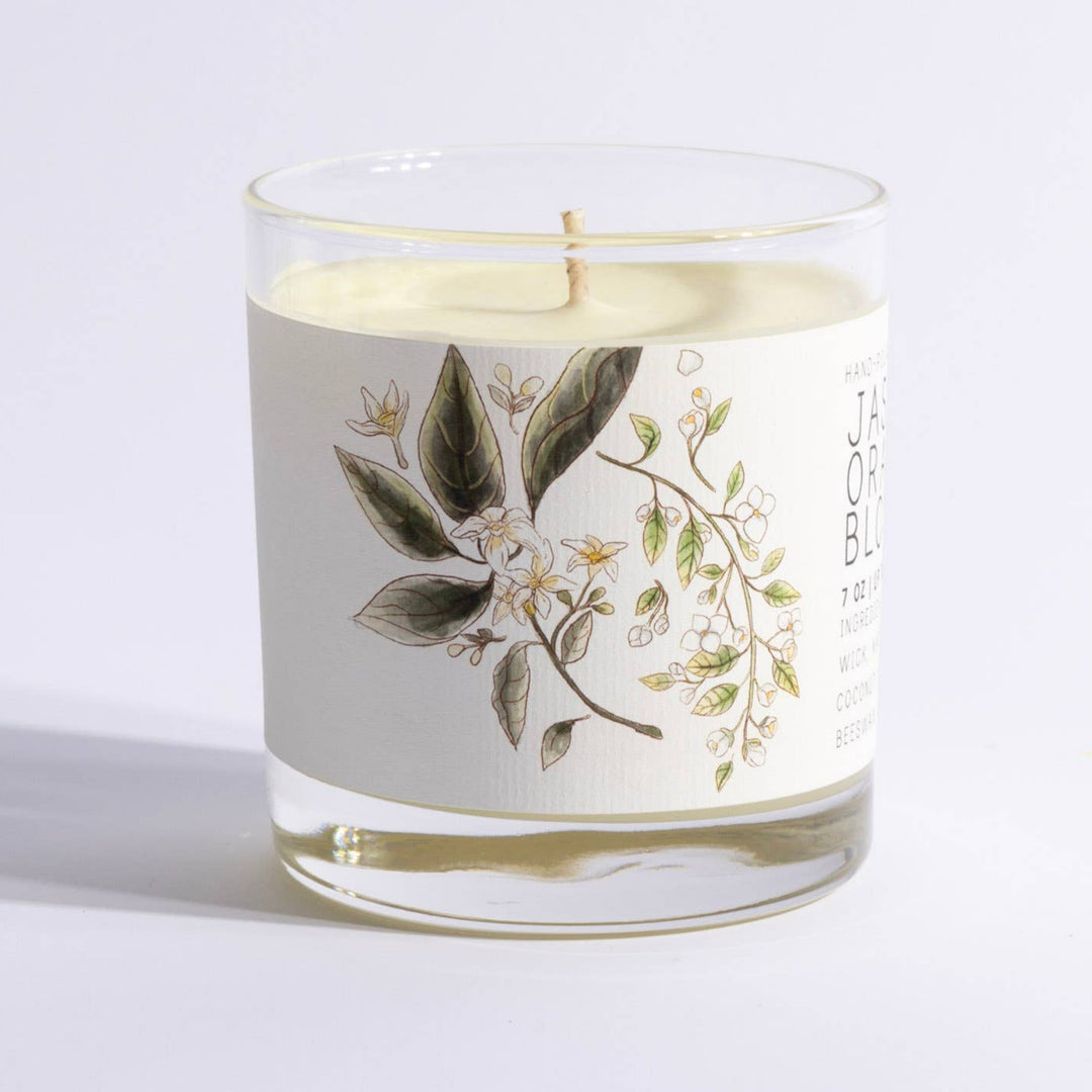 Jasmine and Orange Blossom Medium Candle by Just Bee