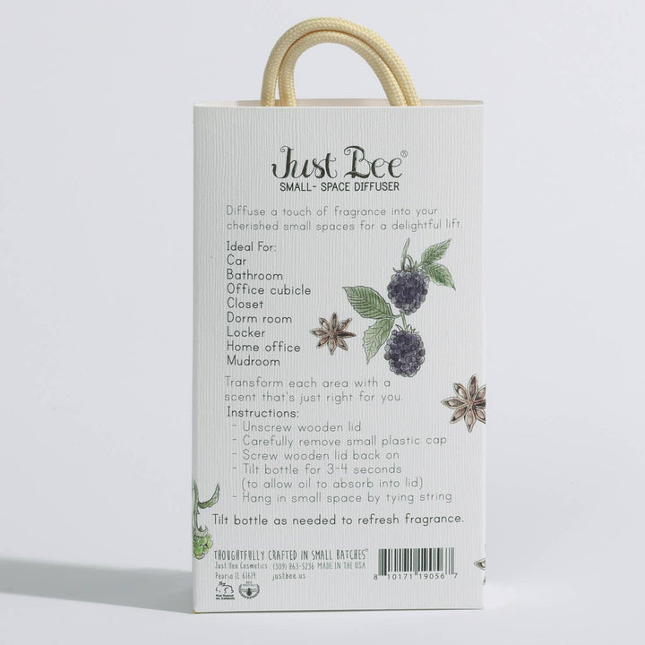 Just Bee Blackberry Anise Small Space Hanging Diffuser