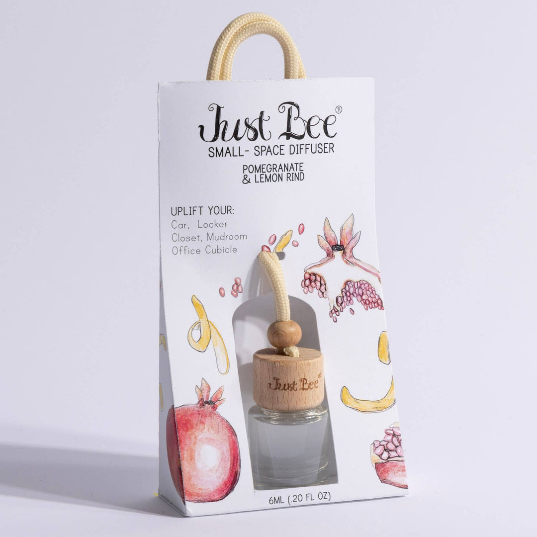 Just Bee Pomegranate & Lemon Rind Small Space Hanging Diffuser