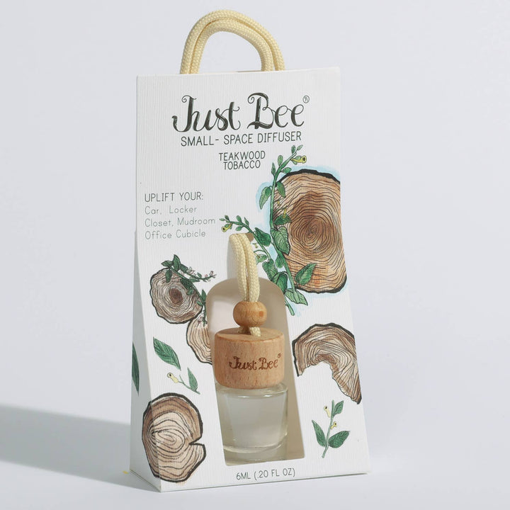 Just Bee Teakwood Tobacco Small Space Hanging Diffuser