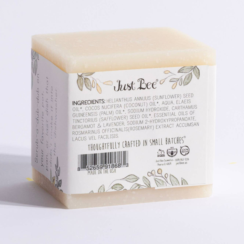 Just Bee Unscented Dish Soap Bar