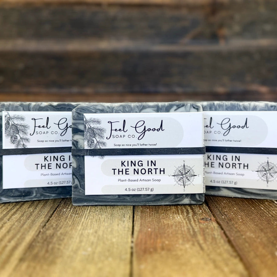 King of the North Soap w/ Charcoal & Shea Butter