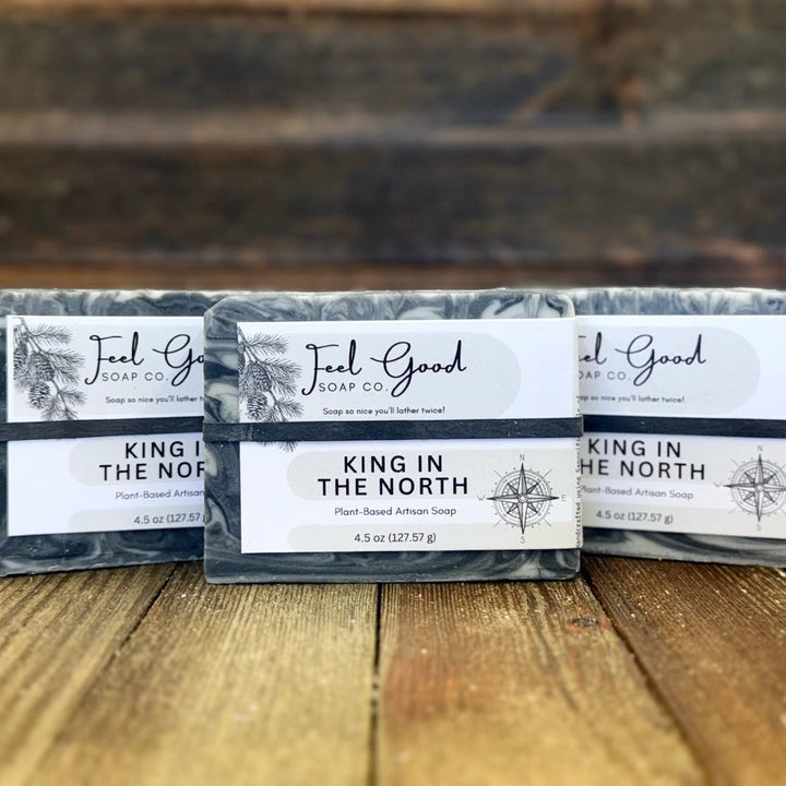 King of the North Soap w/ Charcoal & Shea Butter