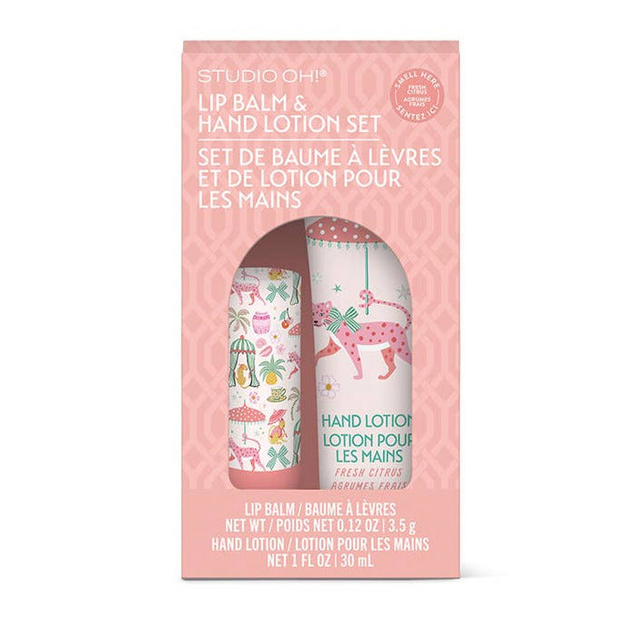 Leopard on Parade Lip Balm & Hand Lotion Set