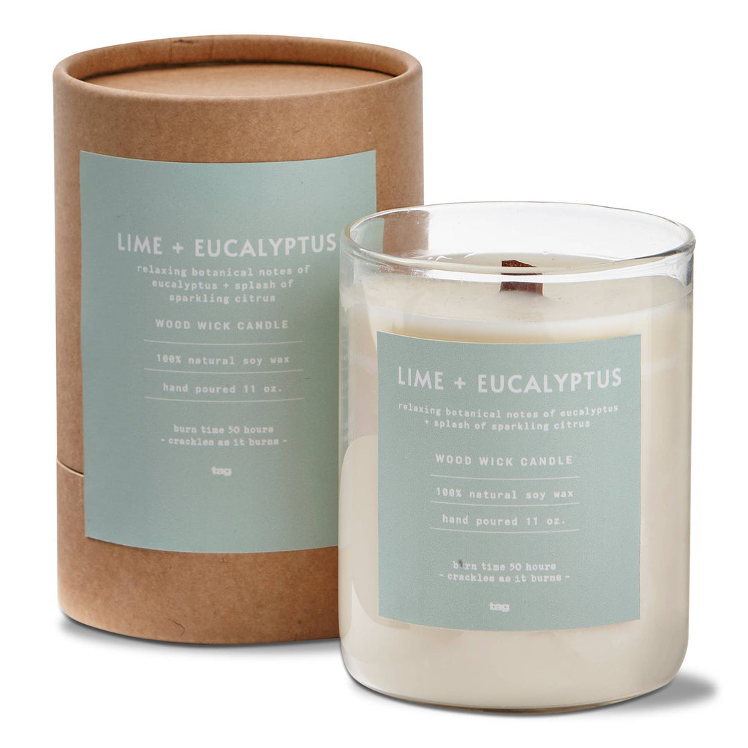 Lime and Eucalyptus Fragrant Candle