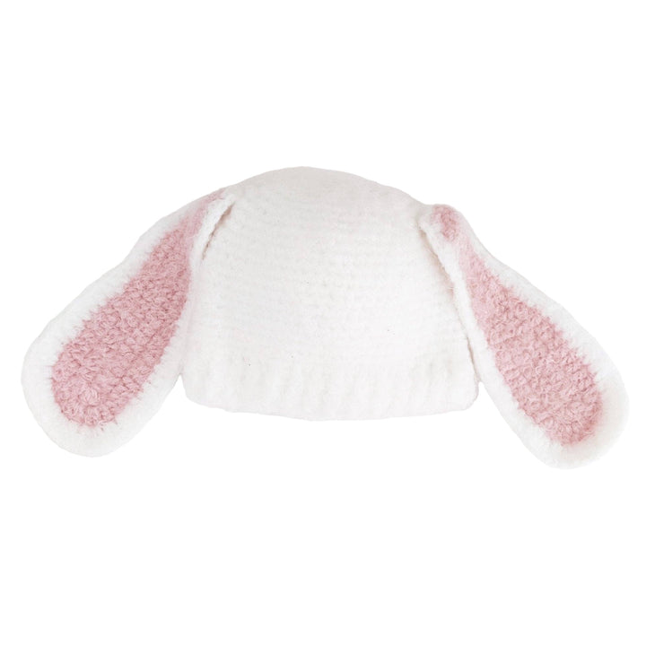 Lop Ear Bunny White Beanie Hat