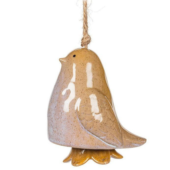 Medium Bird Wind Chime Yellow