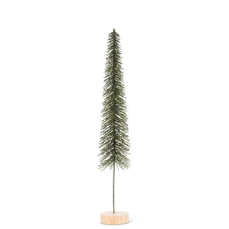 Medium Forest Skinny Glitter Brush Tree