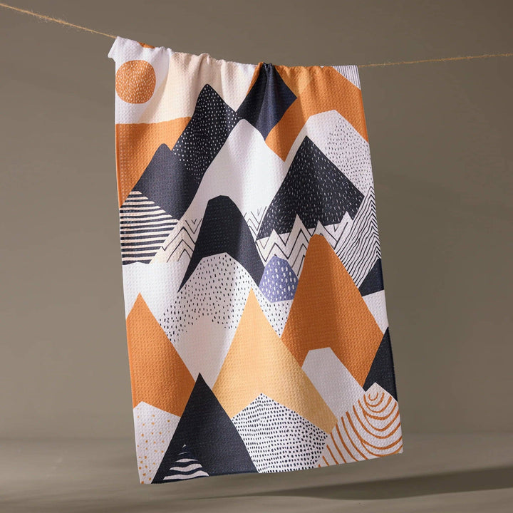 Mesa Rise Tea Towel by Geometry
