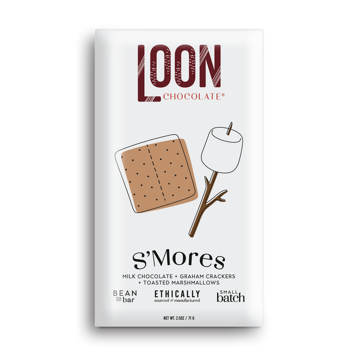 Milk Chocolate S'Mores Bar (Limited Edition) from Loon Chocolate
