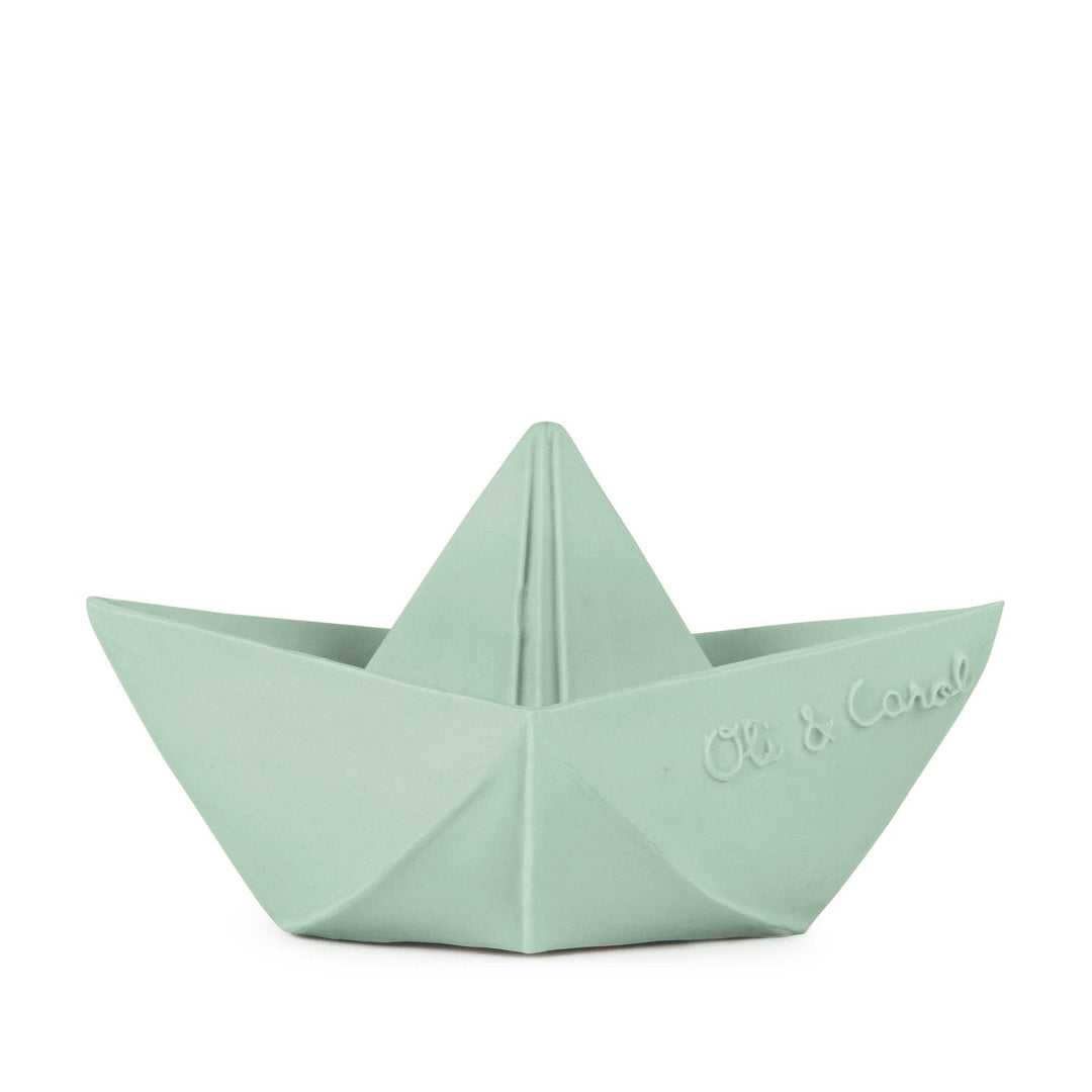 Mint Origami Boat Bath Toy