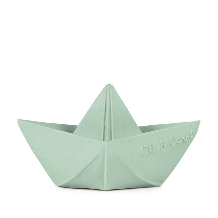 Mint Origami Boat Bath Toy