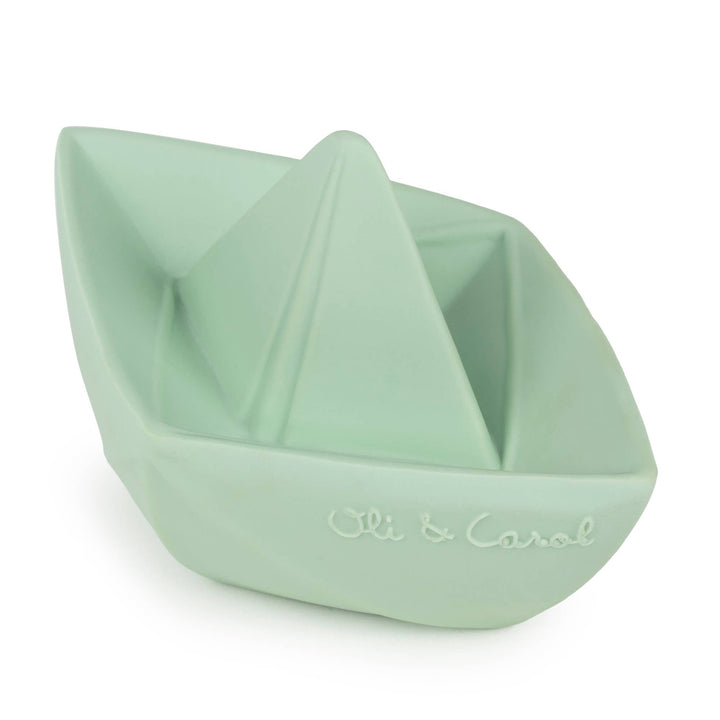 Mint Origami Boat Bath Toy