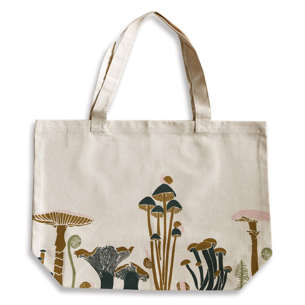 Mushroom Organic Cotton Market Tote Bag