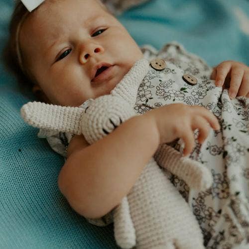 My First Bunny Organic Baby Rattle