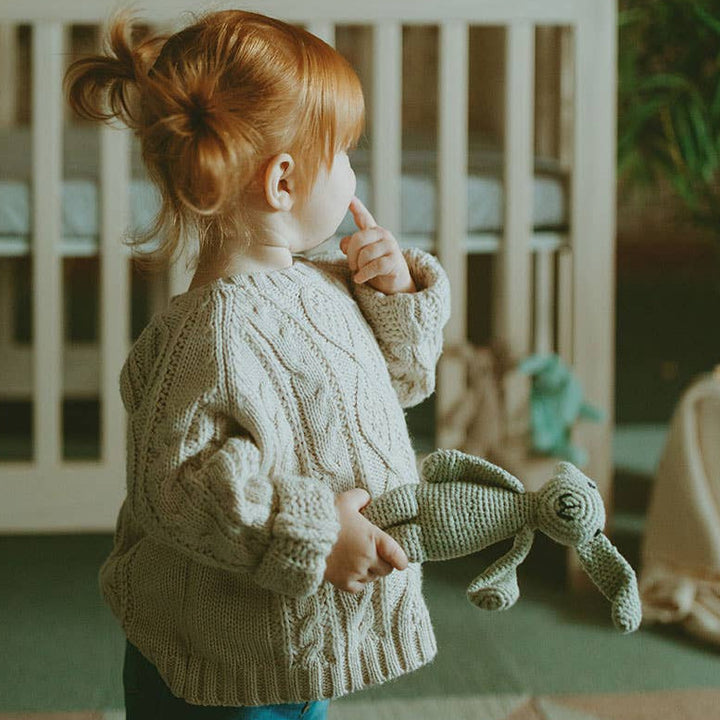 My First Bunny Organic Baby Rattle