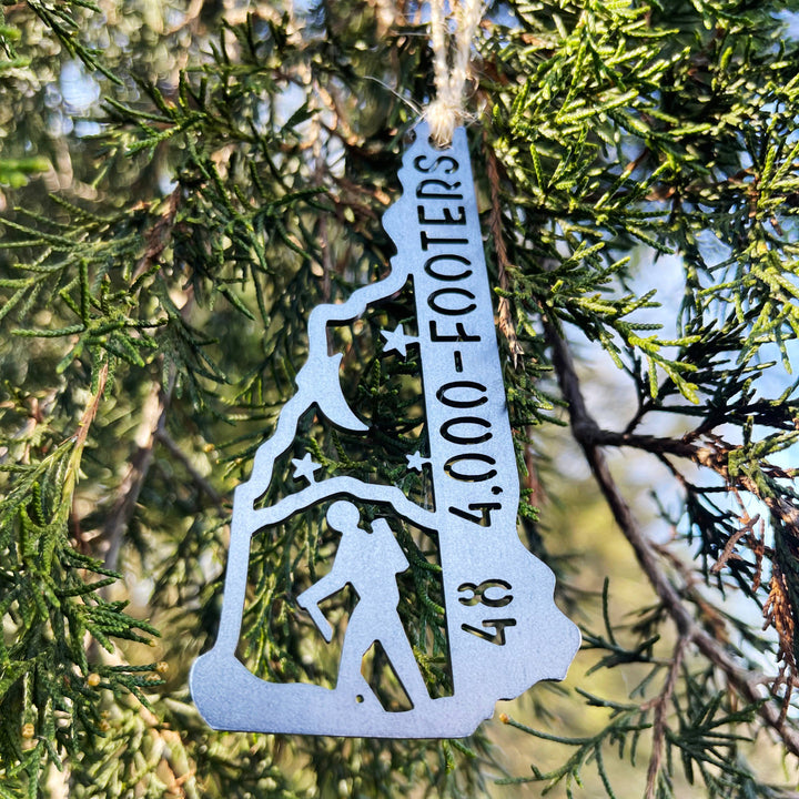 New Hampshire State Hike 48 4000 Footers Ornament