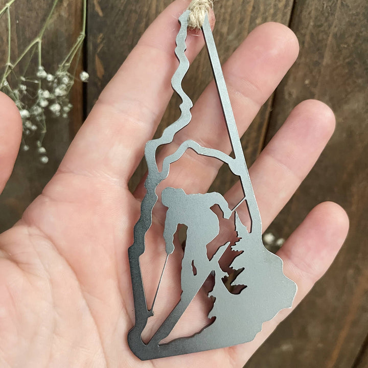 New Hampshire State Ski Ornament