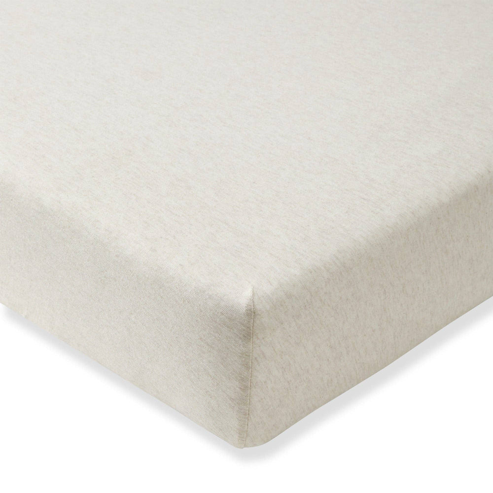 Oatmeal Solid Crib Sheet