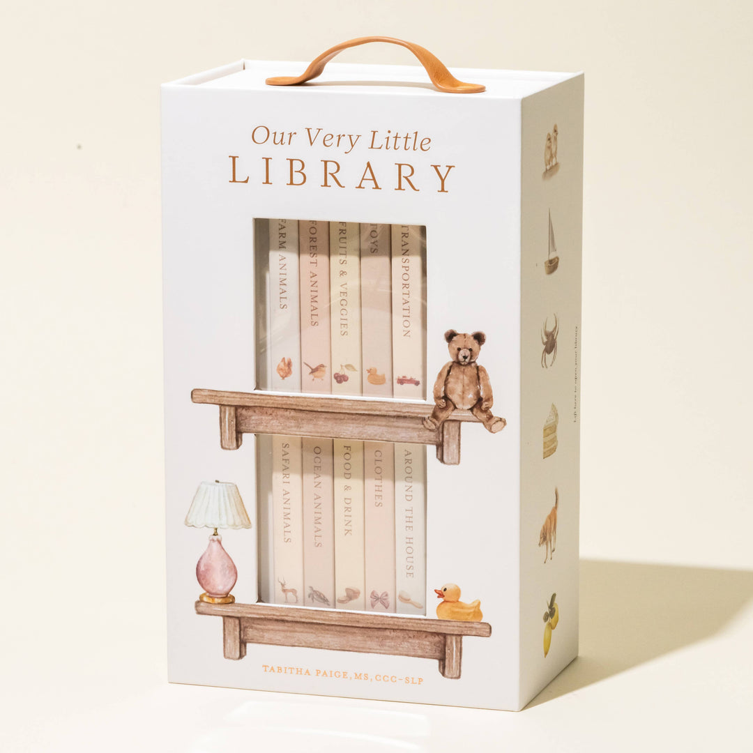 Our Very Little Library Board Book Set (10 Mini Board Books)