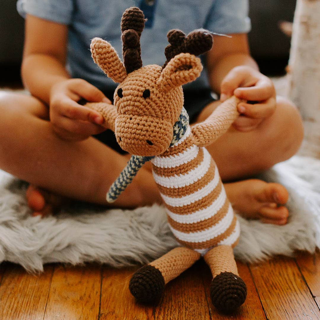 Plush Woodlands Moose  Kids Toy