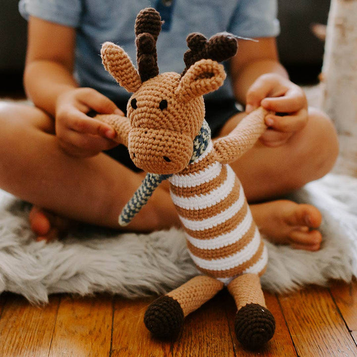 Plush Woodlands Moose  Kids Toy